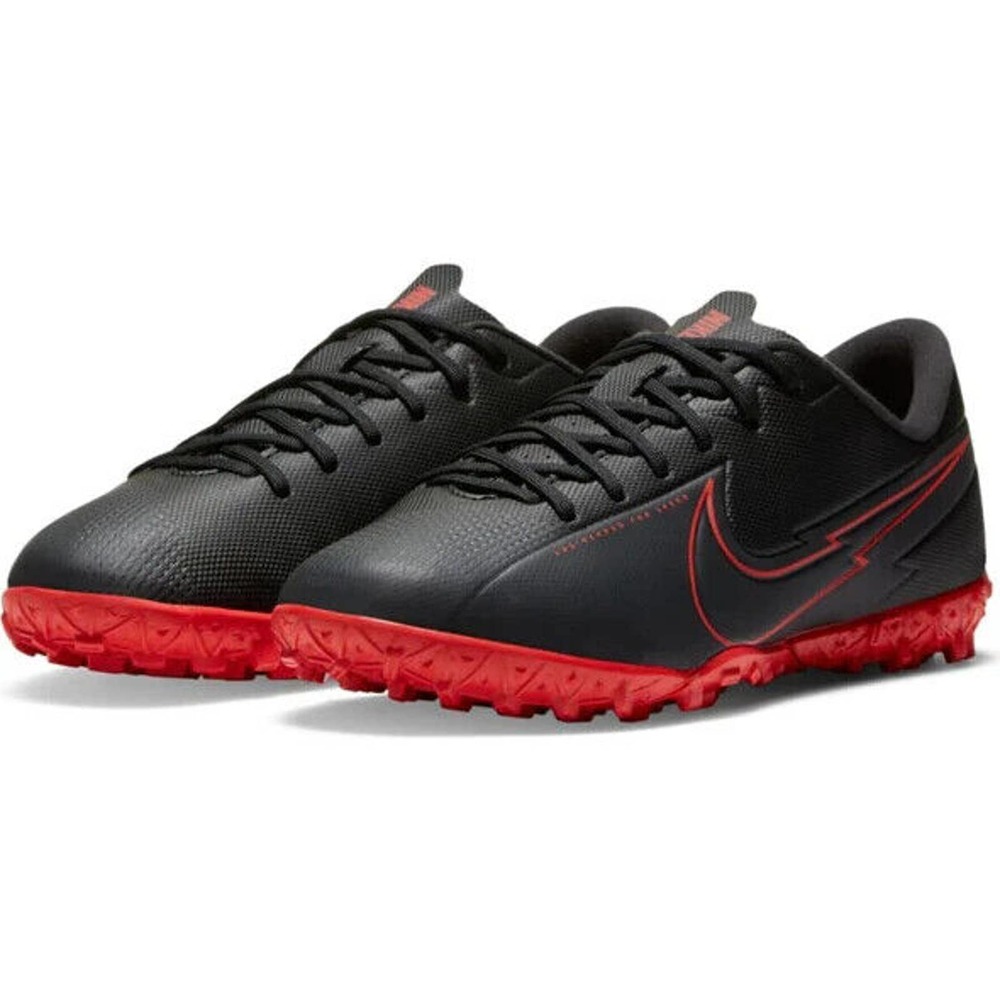 Nike JR Vapor 13 Academy TF BLACK/SMOKE GREY SIZE: 4.5 FREE SHIPPING